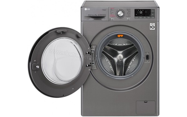 LG F94J72STST - Vue de face hublot ouvert