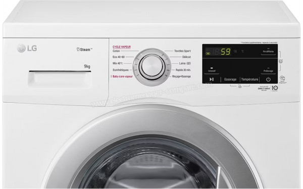 LG F94M21WHS - Panneau de commandes