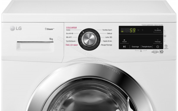 LG F94M22WHS - Panneau de commandes