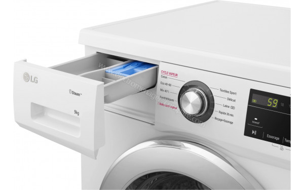 LG F94M22WHS - Zoom sur le tiroir lessiviel