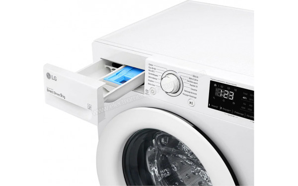 LG F94N23WH - Zoom sur le tiroir lessiviel