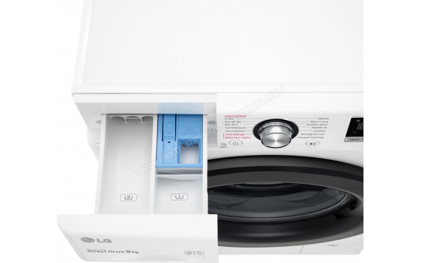 LG F94N25WHS - Zoom sur le tiroir lessiviel