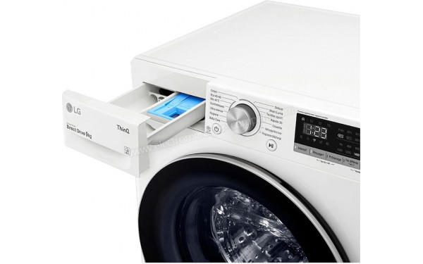 LG F94N41WH - Zoom sur le tiroir lessiviel