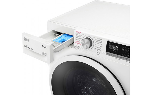 LG F94N4TWHS - Zoom sur le tiroir lessiviel