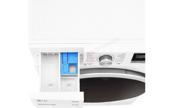 LG F94N4TWHS - Zoom sur le tiroir lessiviel