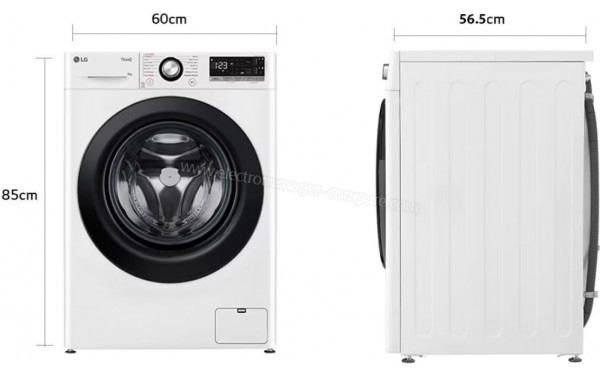LG F94R35WHSA - Dimensions