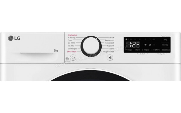 LG F94R50WHS - Panneau de commandes