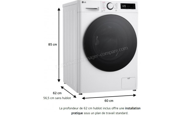 LG F94R56WHS - Dimensions