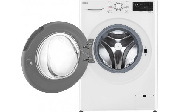 LG F94V30WHSA - Vue de face hublot ouvert