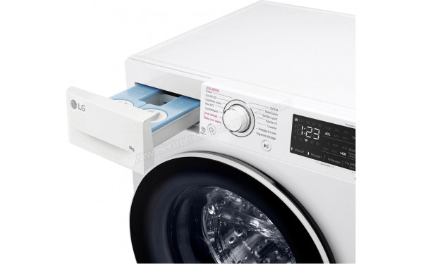 LG F94V30WHSA - Zoom sur le tiroir lessiviel