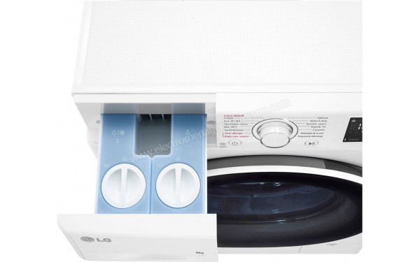 LG F94V30WHSA - Zoom sur le tiroir lessiviel