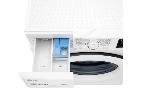 LG F94V33WHS - Zoom sur le tiroir lessiviel