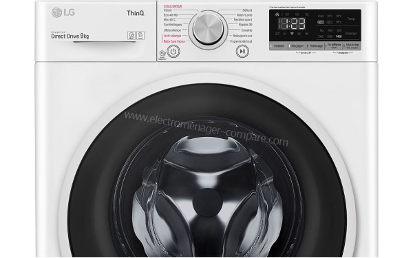 LG F94V36WHS - Panneau de commandes