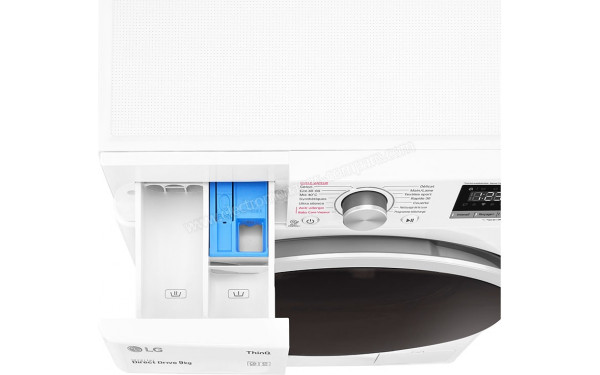 LG F94V36WHS - Zoom sur le tiroir lessiviel