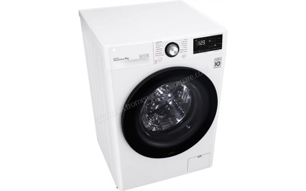 LG F94V38WHS - Vue 3/4 gauche