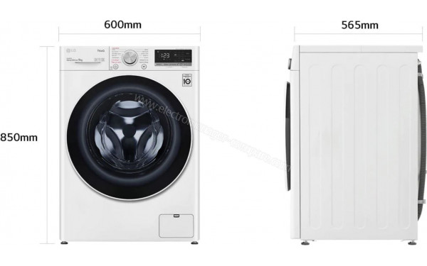LG F94V40WHS - Dimensions
