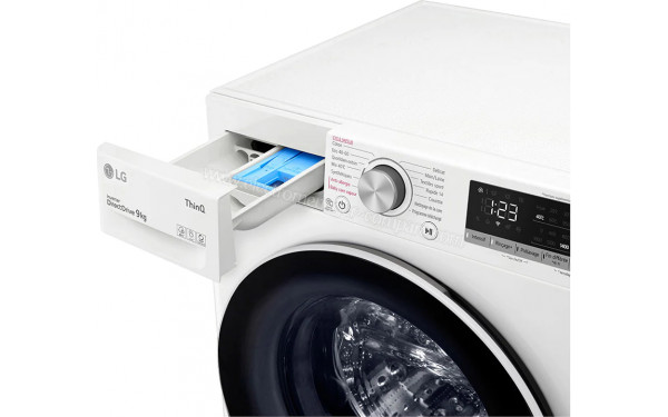 LG F94V40WHS - Zoom sur le tiroir lessiviel