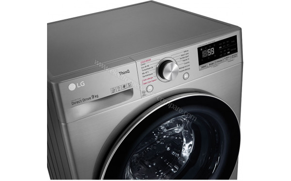 LG F94V52IXS - Panneau de commandes vu de gauche