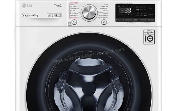 LG F94V71WHST - Panneau de commandes