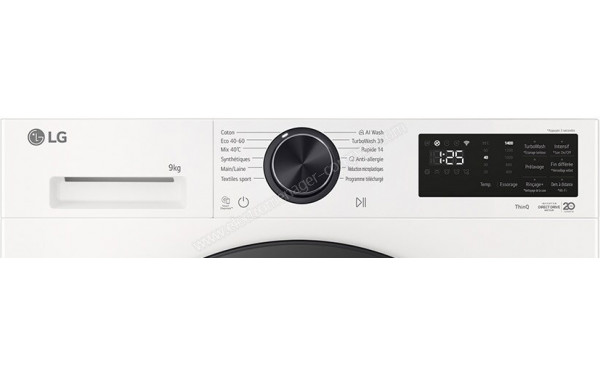 LG F94X56WHST - Panneau de commandes