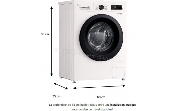 LG F954B15WHS - Dimensions