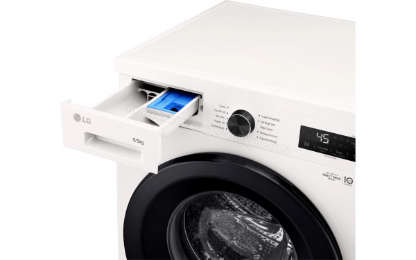 LG F954B15WHS - Zoom sur le tiroir lessiviel