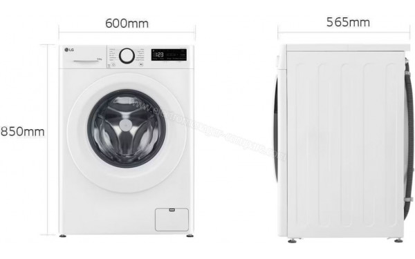 LG F964R33WR - Dimensions