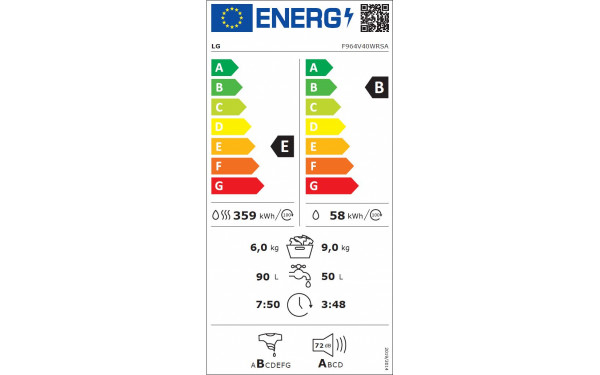 LG F964V40WRSA - &Eacute;tiquette &eacute;nergie v2