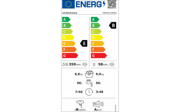 LG F964V41WRSA - &Eacute;tiquette &eacute;nergie v2