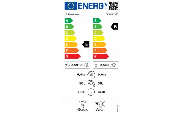 LG F964V42IXRS - &Eacute;tiquette &eacute;nergie v2