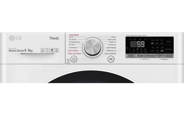 LG F964V50WRS - Panneau de commandes