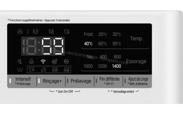 LG F964V50WRS - Vue des programmes