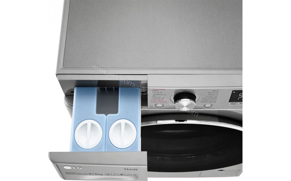 LG F964V52IRSA - Zoom sur le tiroir lessiviel