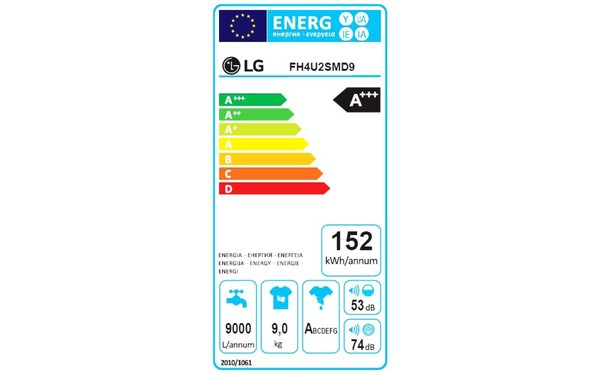 LG FH4U2SMD9 - &Eacute;tiquette &eacute;nergie