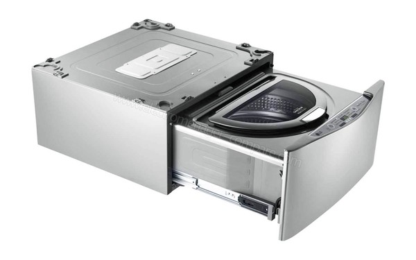 LG FM37E1IX - Vue 3/4 gauche tiroir ouvert