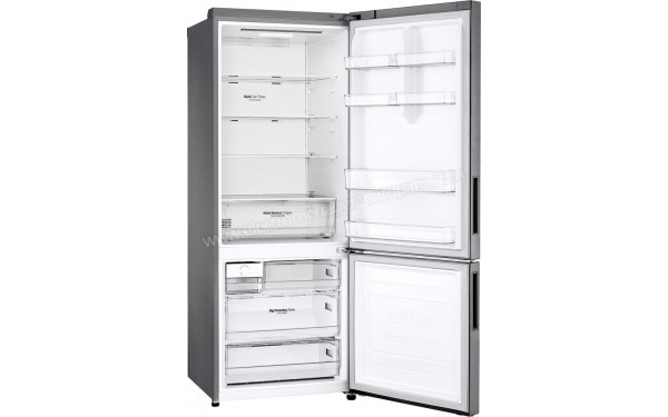 LG GBB566PZHZN - Vue de l'int&eacute;rieur 3/4 gauche