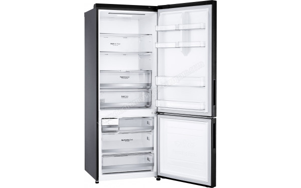 LG GBB569MCAZN - Vue de l'int&eacute;rieur 3/4 gauche