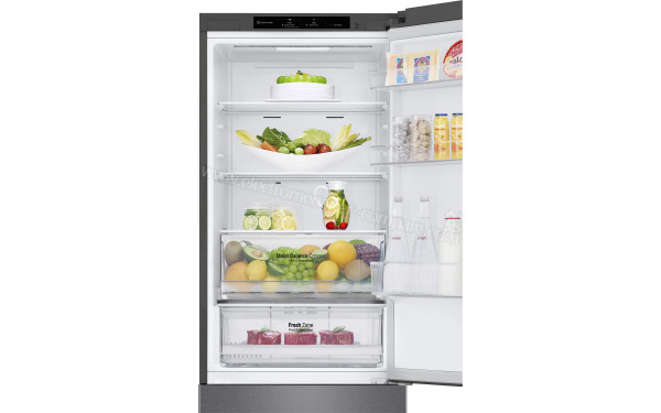 LG GBB61DSJEC - Vue de l'int&eacute;rieur partie r&eacute;frig&eacute;rateur