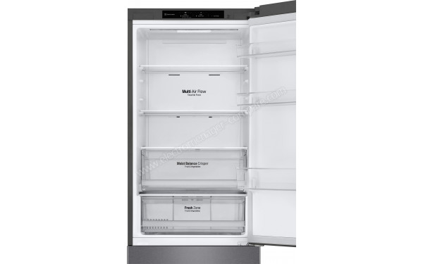 LG GBB61DSJEC - Vue de l'int&eacute;rieur partie r&eacute;frig&eacute;rateur