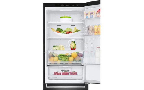 LG GBB61MCGDN - Vue de l'int&eacute;rieur partie r&eacute;frig&eacute;rateur