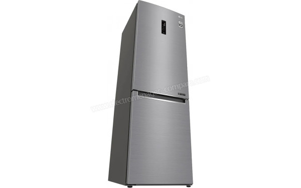 LG GBB61PZFFN - Vue en contre-plong&eacute;e 3/4 gauche