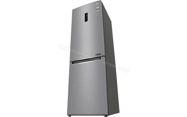 LG GBB61PZFFN - Vue en contre-plong&eacute;e 3/4 droite