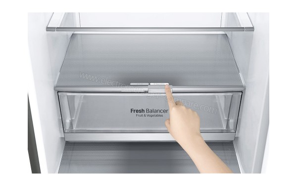 LG GBB71PZEZN - Bac &agrave; l&eacute;gumes &agrave; humidit&eacute; r&eacute;glable