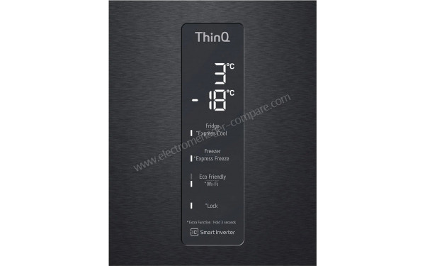 LG GBB72MCDDN - Panneau de commandes