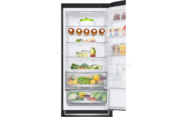 LG GBB72MCDDN - Vue de l'int&eacute;rieur partie r&eacute;frig&eacute;rateur