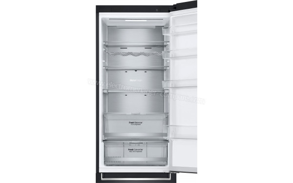 LG GBB72MCUDN - Vue de l'int&eacute;rieur partie r&eacute;frig&eacute;rateur