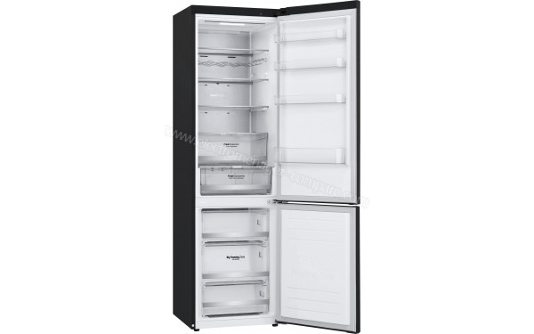 LG GBB72MCUDN - Vue de l'int&eacute;rieur 3/4 gauche