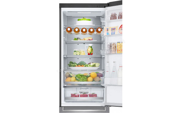 LG GBB72PZUEN - Vue de l'int&eacute;rieur partie r&eacute;frig&eacute;rateur