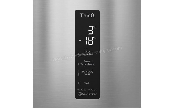 LG GBB72PZUEN - Panneau de commandes