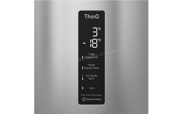 LG GBB72PZUGN - Panneau de commandes